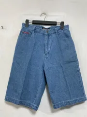 PERA JEANS デニム ズボン ハーフパンツ ワイド バミューダ