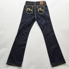 セリーヌ デニムパンツ ジーンズ 刺繍ロゴ トリオンフ ストレッチ スリット М セリーヌ デニムパンツ ジーンズ 刺繍ロゴ トリオンフ ストレッチ