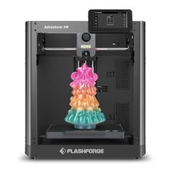 [신품]FLASHFORGE Adventurer 5M 3D 프린터, 완전 자동 레벨링 FDM 3D 프린터, 최대 600mm/s의 고속 인쇄, 신속 착탈 280°C 노즐, 진동 보상, 인쇄 사이즈 220*220*220mm 9e5361ed