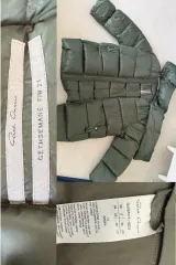RICK OWENS リックオウエンス ダウンジャケット ロング丈 カーキのサムネイル