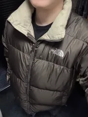 THE NORTH FACE ザノースフェイス ブラウン 茶色 ベージュ 550 グースダウン ダウン Nuptse(ヌプシ) L 100のサムネイル