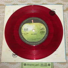 EPレコード　アップル赤盤　ビートルズ　オール・マイ・ラヴィング　AP-4044　BEATLES　ALL MY LOVING　REDWAX
