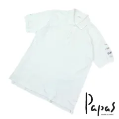【R35】Papas パパス ポロシャツ ゴルフウエア カットソー サイズMのサムネイル