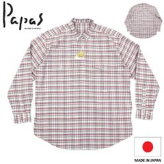 美品　パパス リネン100% 動物刺繍 身幅ゆったり XL相当 現行に近い 50 美品 パパス リネンシャツ XL相当 動物刺繍 身幅ゆったり 現行に近い