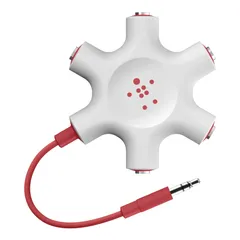 新着商品 【VGP 2022受賞】 Belkin マルチイヤホンスプリッター イヤホン分配・分岐 RockStar レッド F8Z274btREDのサムネイル