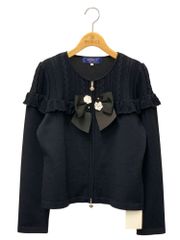 M'S GRACY 未使用ダブルジップカーディガン リボン 40 - メルカリ
