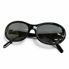 美品△Cartier カルティエ ヴィンテージ トリニティ オーバル サングラス アイウェア ブラック ゴールド 53□17 135 仏製 レディースのサムネイル