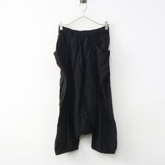 evam eva リネン サルエルパンツ 日本製 ウエストゴム エバムエバ