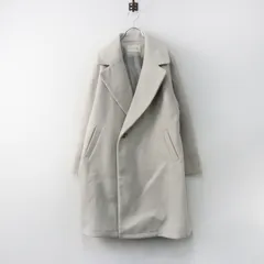 2024AW ナノユニバース nano universe メルトンジャージースタンドカラーコート F グレージュ／アウター  羽織り【2400015017402】のサムネイル
