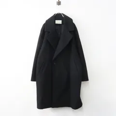 2024AW ナノユニバース nano universe メルトンジャージースタンドカラーコート F ブラック／アウター  羽織り【2400015017396】のサムネイル