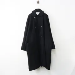 ヴェリテクール Veritecoeur VC-1758 Trapeze line coat トラペーズラインコート F ブラック／アウター 羽織り 縮絨【2400015017341】のサムネイル