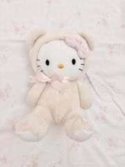 当時物 ハローキティ×QUESTINA コラボ ぬいぐるみ イエロー レア 当時