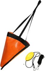 MO FACTORY Parachute Anchor Sea Anchor Set for Sea Fishing, Kayaking, SUP, and Rowing Boats (Orange, XL)