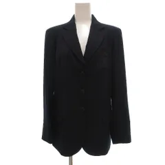 ダナキャランニューヨーク DKNY タグ付き ヴィンテージ 90s テーラードジャケット シングル 4 3B ノッチドラペル 総裏地 ロゴ 刺繍 紺 ネイビー /KB ■ECC005のサムネイル