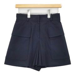 レザレクション　ガウチョショートパンツ　ネイビー　XS レザレクション ガウチョショートパンツ ネイビー XS - メルカリ
