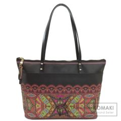 希少色 】ETRO エトロ トートバッグ PVC ペイズリー柄 A4 大容量