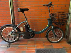 (PNDw88) Panasonic SW　パナソニック エスダブリュー　電動アシスト自転車　前カゴ付き　中古車　E-bikeのサムネイル