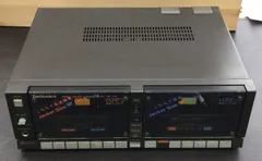 【中古・現状品】松下電器産業株式会社　Technics　RS-1W　テクニクス・ステレオ　Wカセットデッキ　当時物　松下電器　通電確認済み　K-844のサムネイル