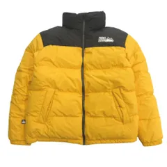 FIRST DOWN ファーストダウン REVERSIBLE DOWN JACKET リバーシブルダウン ジャケット ブルゾン L 黄 イエロー メンズ 古着 中古 USEDのサムネイル