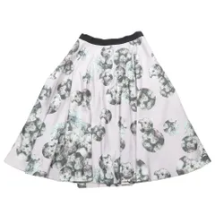 LANVIN en Bleu ランバンオンブルー 総柄 花柄 フレアスカート ハーフ 膝丈 38 ピンク レディース 古着 中古 USEDのサムネイル