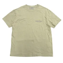 美品 FEAR OF GOD ESSENTIALS フィア オブ ゴッド エッセンシャルズ Tシャツ カットソー ロゴ M ベージュ メンズ 古着 中古 USEDのサムネイル