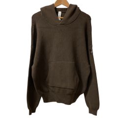 alo yoga スカラー ニット フルジップ クロップドジャケット ブラックS