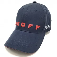 【美品】オノフ キャップ ネイビー×レッド 立体ロゴ刺しゅう    ゴルフウェア ONOFFのサムネイル
