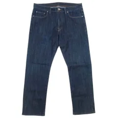 Papas plus パパス プラス デニム パンツ ジーンズ ジーパン Gパン ボトムス ストレートシルエット XL インディゴ ブルー メンズ 古着 中古 USEDのサムネイル