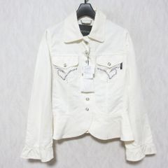 ANNA SUI MINI新品未使用 ホワイトジャケット ジージャン LL - メルカリ
