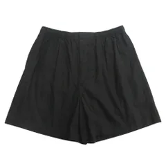 新品同様 HERMES エルメス イージー ショート パンツ ハーフ 無地 コットンツイル 44 黒 ブラック メンズ 古着 中古 USEDのサムネイル