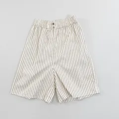 URBAN RESEARCH アーバンリサーチ 白茶 ストライプ柄 ショートパンツ フリーサイズ レディースのサムネイル