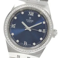 チュードル TUDOR 28320 ロイヤル 8P ダイヤベゼル デイト 自動巻き レディース 極美品 箱・保証書付き_942523のサムネイル