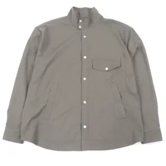 未使用品□HERMES エルメス バージンウール ボクシーフィット オーバーラップポケット セリエボタン ジャケット グレージュ 40 仏製のサムネイル