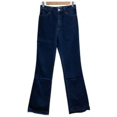 美品 23SS TOGA トーガ フレア カットオフ デニムパンツ ジーンズ XS 34 インディゴ レディース 古着 中古 USEDのサムネイル