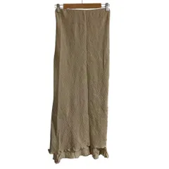 美品 BY MALENE BIRGER バイマレーネビルガー リネンコットン マキシスカート サイズ34 ベージュ レディース 古着 中古 USEDのサムネイル