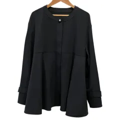 新品同様 FOXEY NEW YORK フォクシーニューヨーク Jacket City Walk ノーカラージャケット 44401 サイズ40 ネイビー レディース 古着 中古 USEDのサムネイル