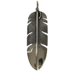 美品 Harpo アルポ SV925 フェザー ペンダントトップ アクセサリー 19091570000130 シルバー メンズ レディース 古着 中古 USEDのサムネイル