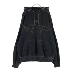 EVISU (エビス) KURO 刺繍 スウェット プルオーバーパーカー ブラックのサムネイル
