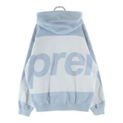 SUPREME (シュプリーム) 21SS Big Logo Hooded Sweatshirt ビッグロゴ プルオーバーパーカー フーディー ライトブルーのサムネイル