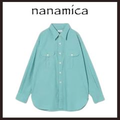 新品 M ナナミカ ユーティリティ パナマシャツ 長袖シャツnanamica