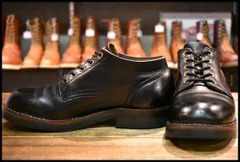 【7E 良品】HATHORN ハソーン オックスフォード 黒 ブラック クロムエクセル ローカット ビブラム 編み上げ ホワイツ ブーツ HOPESMORE【GF143】のサムネイル