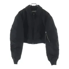 Acne Studios (アクネ ストゥディオズ) クロップド ボンバージャケット ブラック 32のサムネイル
