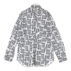 COMME des GARCONS SHIRT (コムデギャルソンシャツ) WEAR WITH FEELING ウェア ウィズ フィーリング 総柄 長袖シャツ ホワイト/ブラック FN-B020のサムネイル
