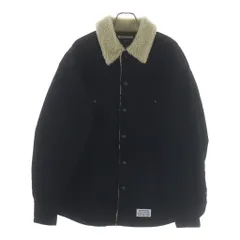 NEIGHBORHOOD (ネイバーフッド) 22AW CORDUROY WESTERN BOA COAT 222UTNH-SHM03 コーデュロイ ウエスタン ボアコート ブルゾンジャケット ブラックのサムネイル