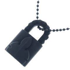 CHROME HEARTS (クロムハーツ) RUBBER PADLOCK FLERKNEE SLCN