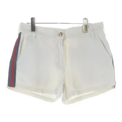 GUCCI (グッチ) Stripe Cotton Shorts サイドライン ショーツ ハーフパンツ ホワイト レディース 527632 XRB86のサムネイル