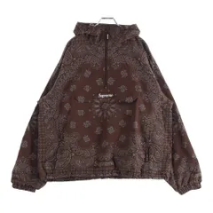 SUPREME (シュプリーム) 26SS Refrecive Bandana Anorak Jacket レフレクティブ バンダナ ハーフジップ ナイロンジャケット ブラウンのサムネイル
