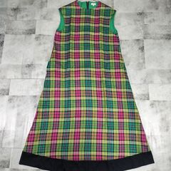 極美品✨️￥8.5万 Drawer別注 Scye リネンチェックワンピース 希少