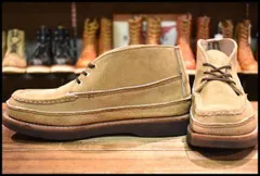 【10E 美品】RUSSELL MOCCASIN ラッセルモカシン スポーティングクレーチャッカ ダブルモカシン ララミースエード 短靴 ブーツ HOPESMORE【GF170】のサムネイル