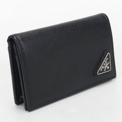 ✨最高峰品✨プラダ PRADA サフィアーノレザー 三角ロゴ カードケース 
